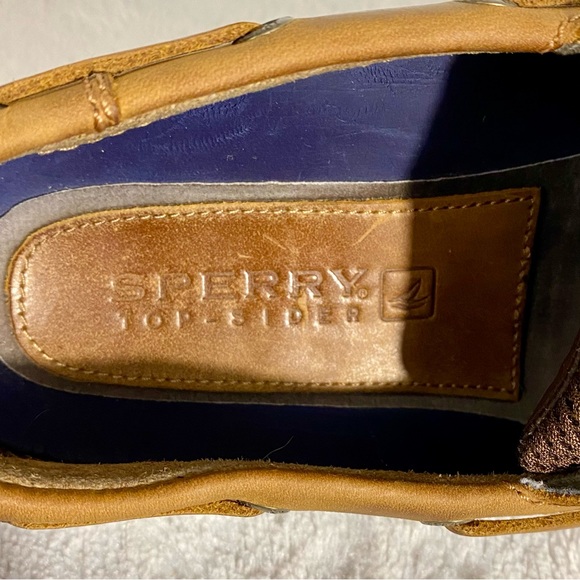Sperry Topsider Two-Toned Leather Boat Shoes Men’s Size 8.5M Brown & Tan - Picture 9 of 9